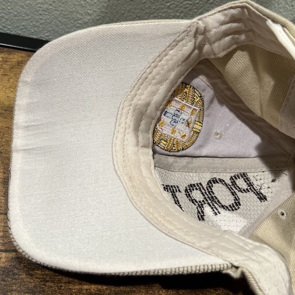 Vintage Portugal Men's Adjustable Hat Emblem Beige Yellow Strap Cap - Picture 7 of 7